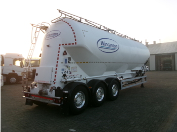 Tank semi-trailer for transportation of flour Feldbinder Powder tank alu alu 49 m3 / 1 comp: picture 4