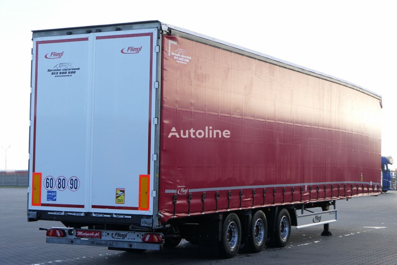 Curtainsider semi-trailer Fliegl CURTAINSIDER / MEGA / LIFTED ROOF / COILMULD / LIFTED AXLE / 202: picture 7