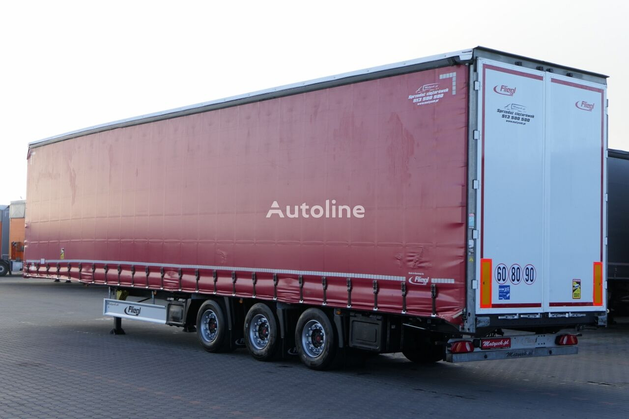 Curtainsider semi-trailer Fliegl CURTAINSIDER / MEGA / LIFTED ROOF / COILMULD / LIFTED AXLE / 202: picture 4