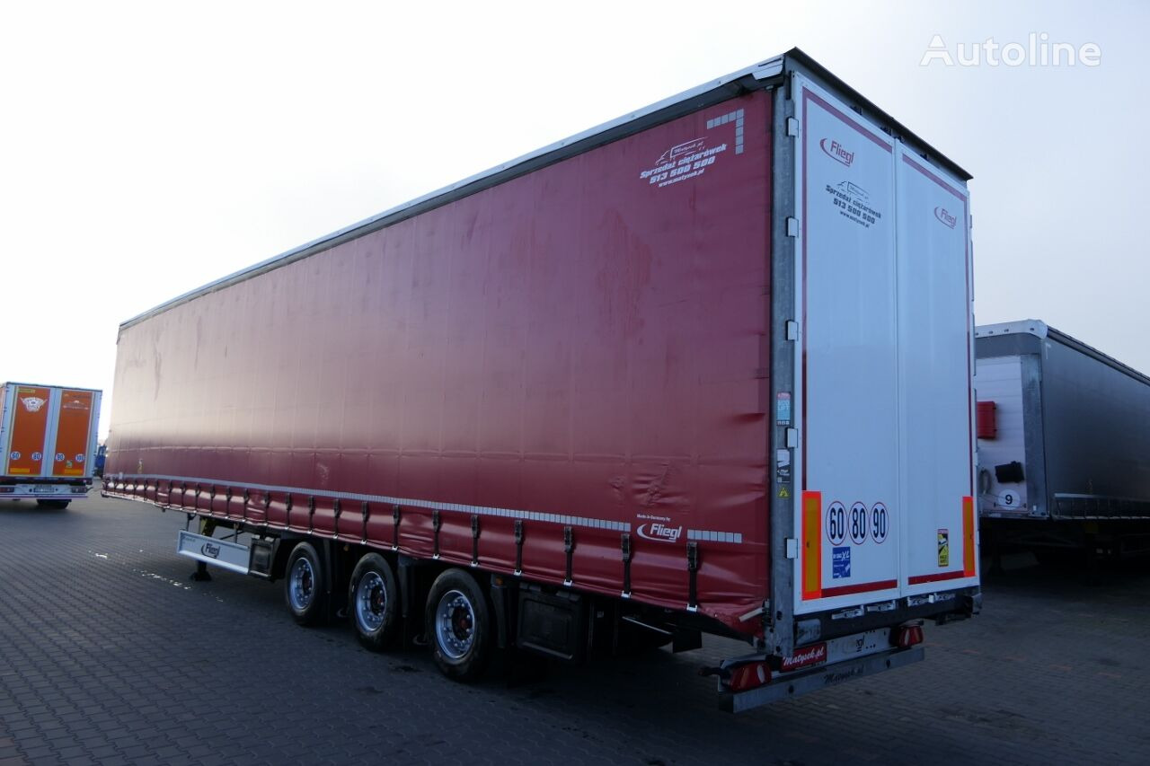 Curtainsider semi-trailer Fliegl CURTAINSIDER / MEGA / LIFTED ROOF / COILMULD / LIFTED AXLE / 202: picture 3