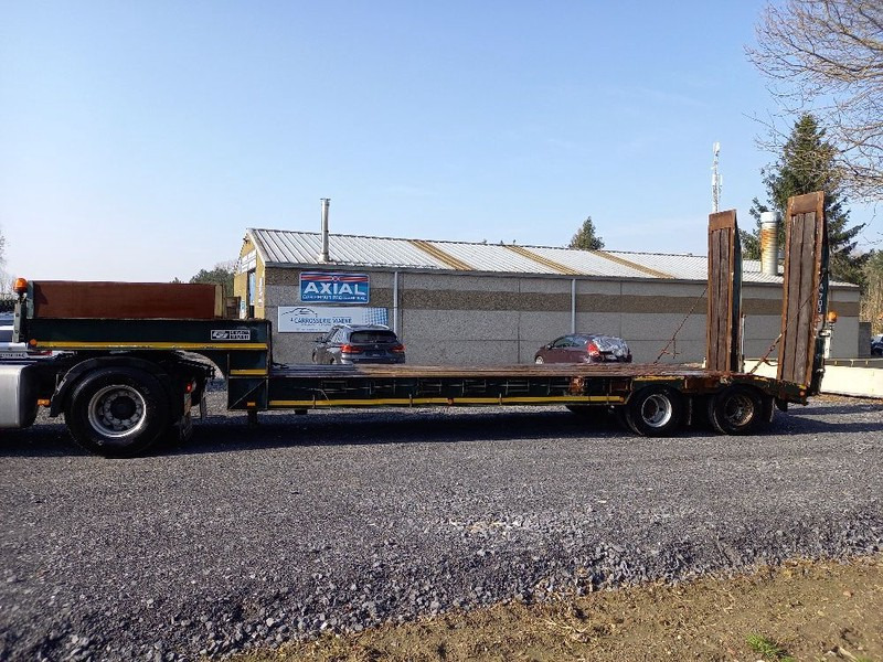 Low loader semi-trailer Gheysen en Verpoort PLATFORM WITH EXTENDERS AND LEAF SUSPENSION: picture 2