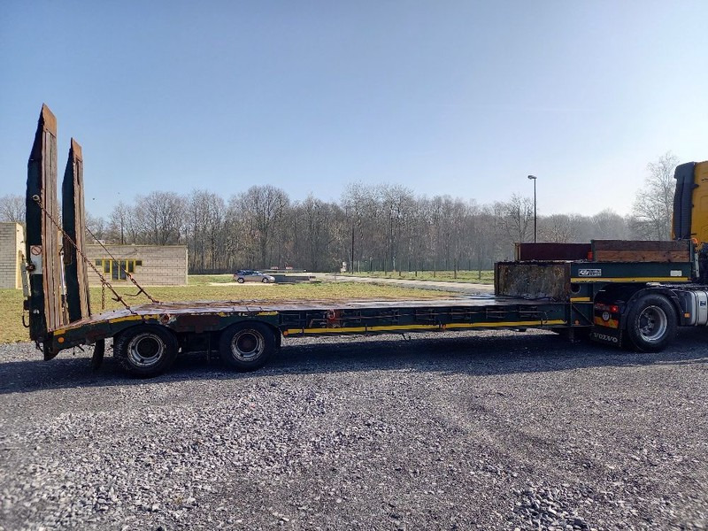 Low loader semi-trailer Gheysen en Verpoort PLATFORM WITH EXTENDERS AND LEAF SUSPENSION: picture 4