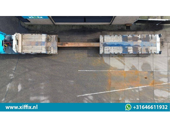 HRD 3-ass. Uitschuifbare Semi dieplader / 1x naloop gestuurd  - Low loader semi-trailer: picture 3