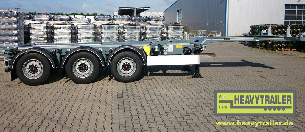 New Container transporter/ Swap body semi-trailer HeavyTrailer 3-Achs-Multi-Containerchassis: picture 2