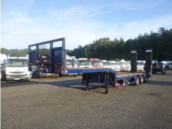 Low loader semi-trailer Kassbohrer Semi-lowbed trailer 9.2 m / 51 t + ramps + winch: picture 1