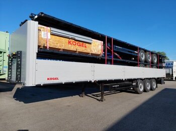 New Dropside/ Flatbed semi-trailer Kögel S24-1 Bordwand-Auflieger Liftachse, BPW-Achsen,  3 Stk. sofort verfügbar: picture 1