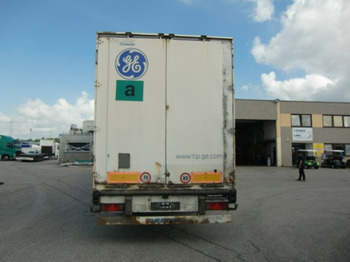 Closed box semi-trailer Krone 3-achs Kofferauflieger  SDK 27 Zurrschienen: picture 5