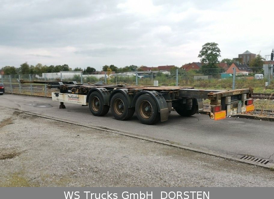 Container transporter/ Swap body semi-trailer Krone SD27 Trommelbremse  20/30/40/45 Box Liner: picture 3