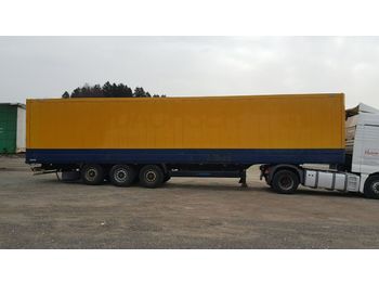 Closed box semi-trailer Krone SDK 27, Kleiderkoffer-Textil-Doppelstock: picture 1