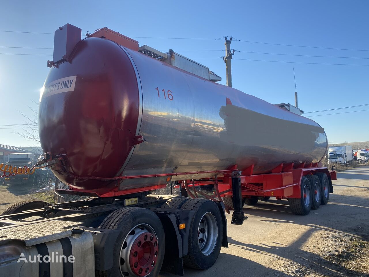 Tank semi-trailer for transportation of chemicals LAG AGRICULTURA - ARCURI - INOX ALIMENTAR - 30 000 L: picture 27