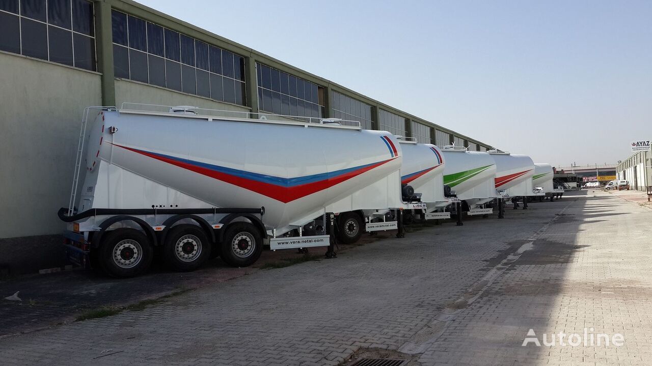 New Tank semi-trailer for transportation of cement LIDER 2023 NEW 80 TONS CAPACITY FROM MANUFACTURER READY IN STOCK: picture 14