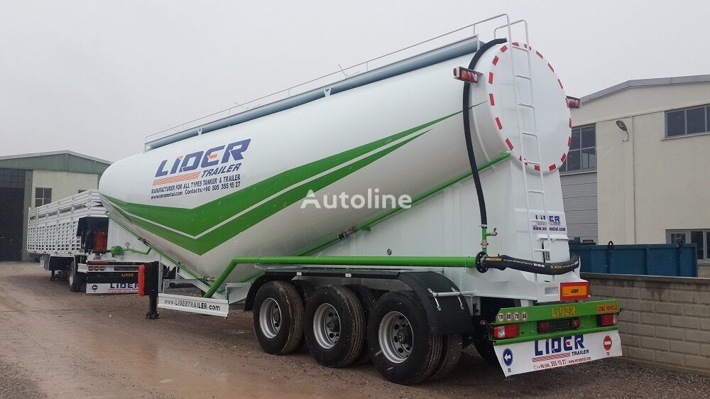 New Tank semi-trailer for transportation of cement LIDER 2024 NEW 80 TONS CAPACITY FROM MANUFACTURER READY IN STOCK: picture 15
