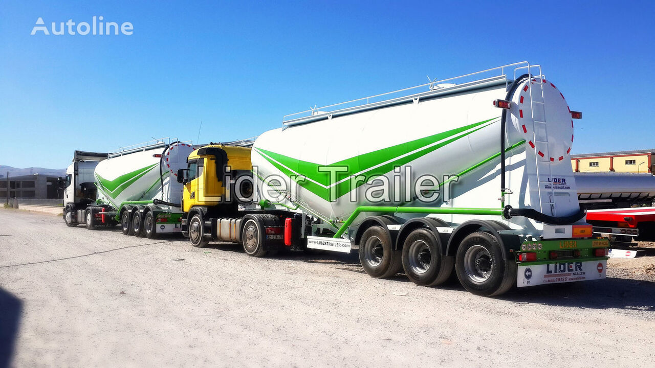 New Tank semi-trailer for transportation of cement LIDER 2024 NEW 80 TONS CAPACITY FROM MANUFACTURER READY IN STOCK: picture 11