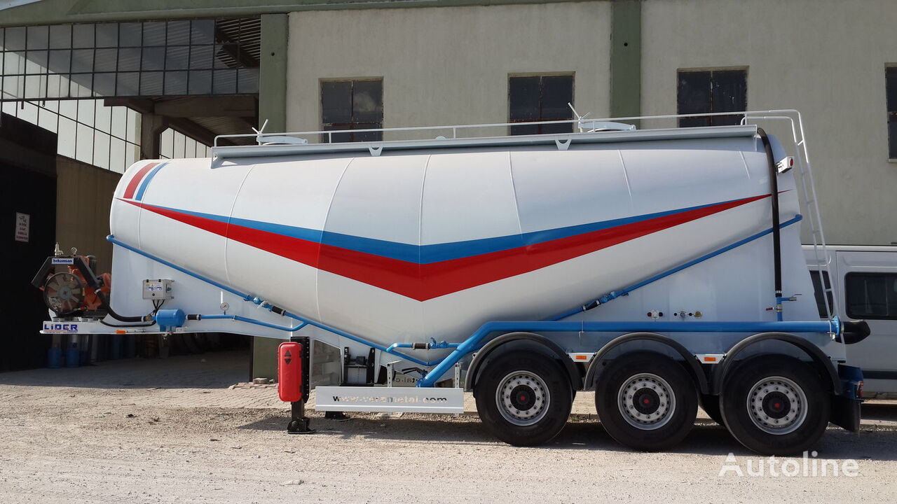 New Tank semi-trailer for transportation of cement LIDER 2024 NEW 80 TONS CAPACITY FROM MANUFACTURER READY IN STOCK: picture 9