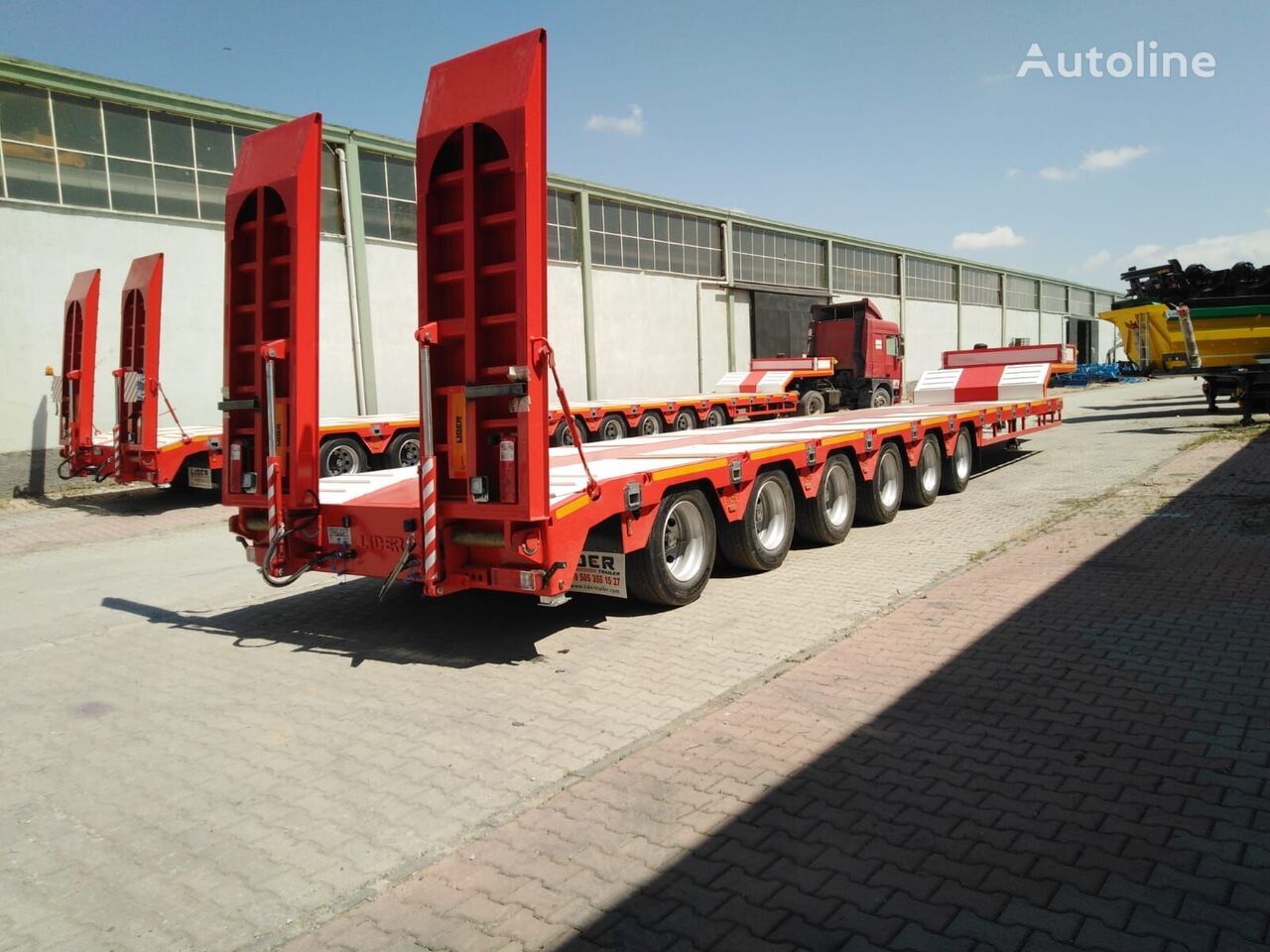 New Low loader semi-trailer LIDER 2024 model 150 Tons capacity Lowbed semi trailer: picture 6