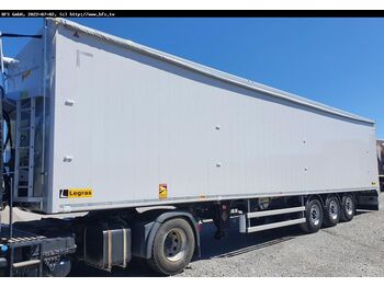 Walking floor semi-trailer Legras Schubboden FMA Standard 91,4 m³, Seitenschutzpla: picture 2