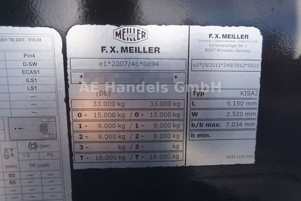 Tipper semi-trailer Meiller MHPS 15/18  Stahl *26m³/Hardox/1.-Lift: picture 18