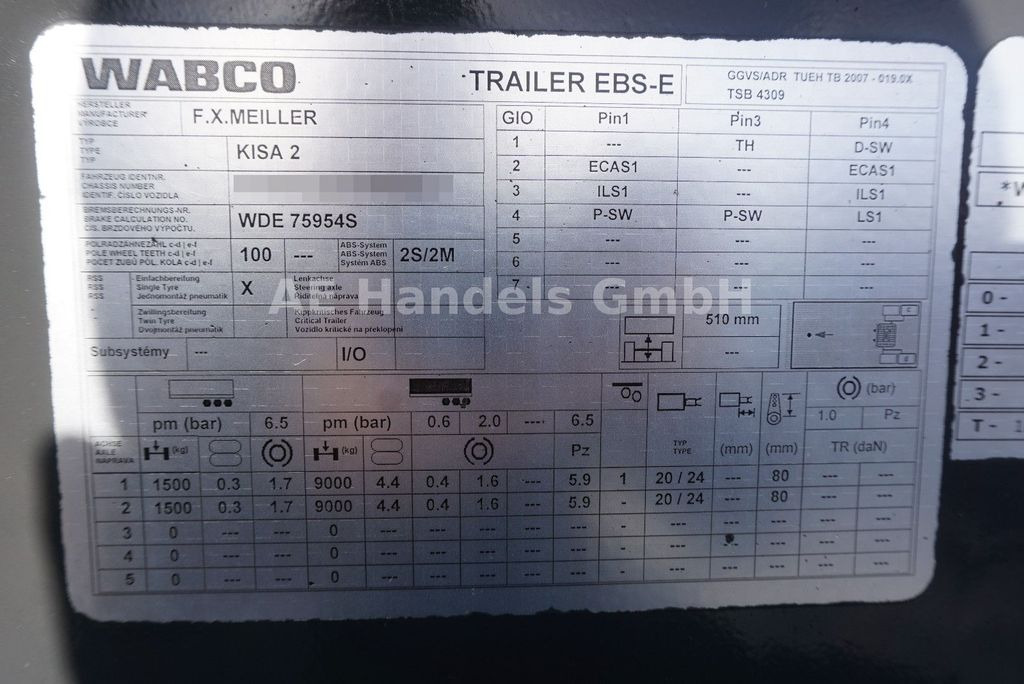 Tipper semi-trailer Meiller MHPS 15/18  Stahl *26m³/Hardox/1.-Lift: picture 19