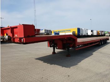 Dropside/ Flatbed semi-trailer Nooteboom , 3 x Extendable: picture 1