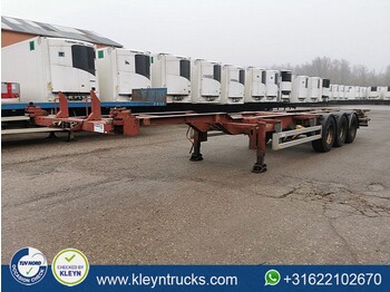 Container transporter/ Swap body semi-trailer Pacton 3 AXLE BPW 2x20 1x40 high cube: picture 1