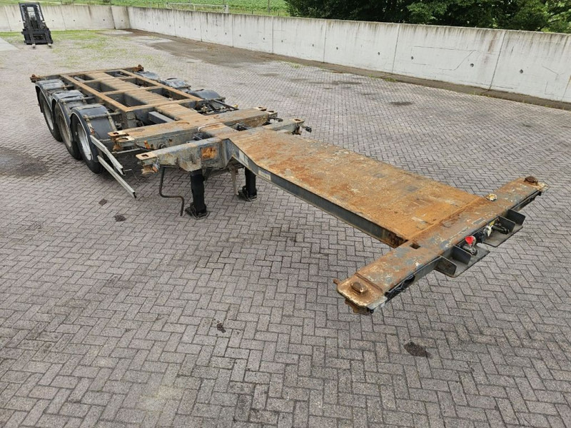 Container transporter/ Swap body semi-trailer Pacton MFCC Multi - Lifting axle - 2x20FT / 40FTHC / 45FTHC: picture 6
