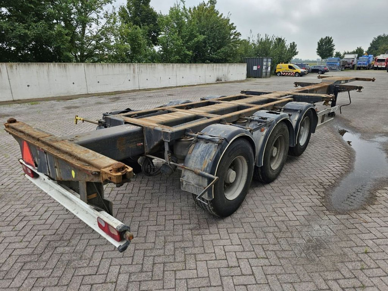 Container transporter/ Swap body semi-trailer Pacton MFCC Multi - Lifting axle - 2x20FT / 40FTHC / 45FTHC: picture 8