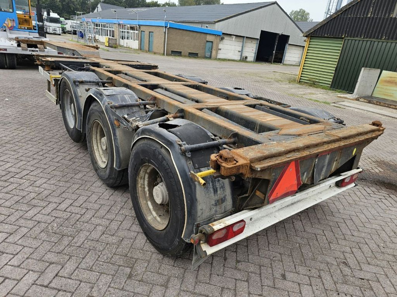 Container transporter/ Swap body semi-trailer Pacton MFCC Multi - Lifting axle - 2x20FT / 40FTHC / 45FTHC: picture 11