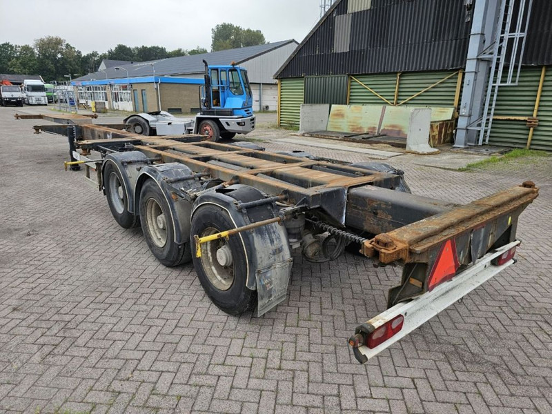 Container transporter/ Swap body semi-trailer Pacton MFCC Multi - Lifting axle - 2x20FT / 40FTHC / 45FTHC: picture 12