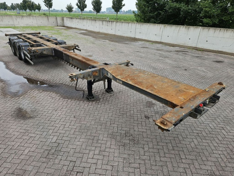 Container transporter/ Swap body semi-trailer Pacton MFCC Multi - Lifting axle - 2x20FT / 40FTHC / 45FTHC: picture 5