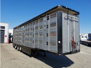 Livestock semi-trailer Pezzaioli Menke-Janzen / 4 Stock / Hudbach / Lenkachse: picture 1