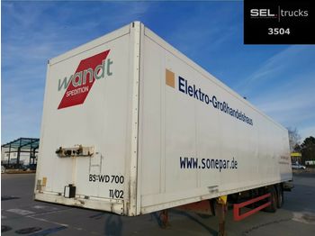 Closed box semi-trailer Schmitz Cargobull SKO 18 / 2 Achsen / Rolltor: picture 1