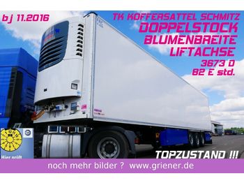 Refrigerator semi-trailer Schmitz Cargobull SKO 24/ DOPPELSTOCK /BLUMEN / LIFTACHSE TOP: picture 1