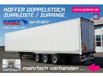 Schmitz Cargobull SKO 24/ DOPPELSTOCK / LASI 12642 XL 2,70 m  - Closed box semi-trailer: picture 1