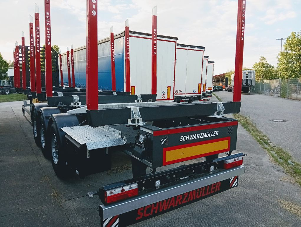 New Timber semi-trailer Schwarzmüller 3-A Rungensattel 8xRungSchemel 5800kg NEU sofort: picture 25
