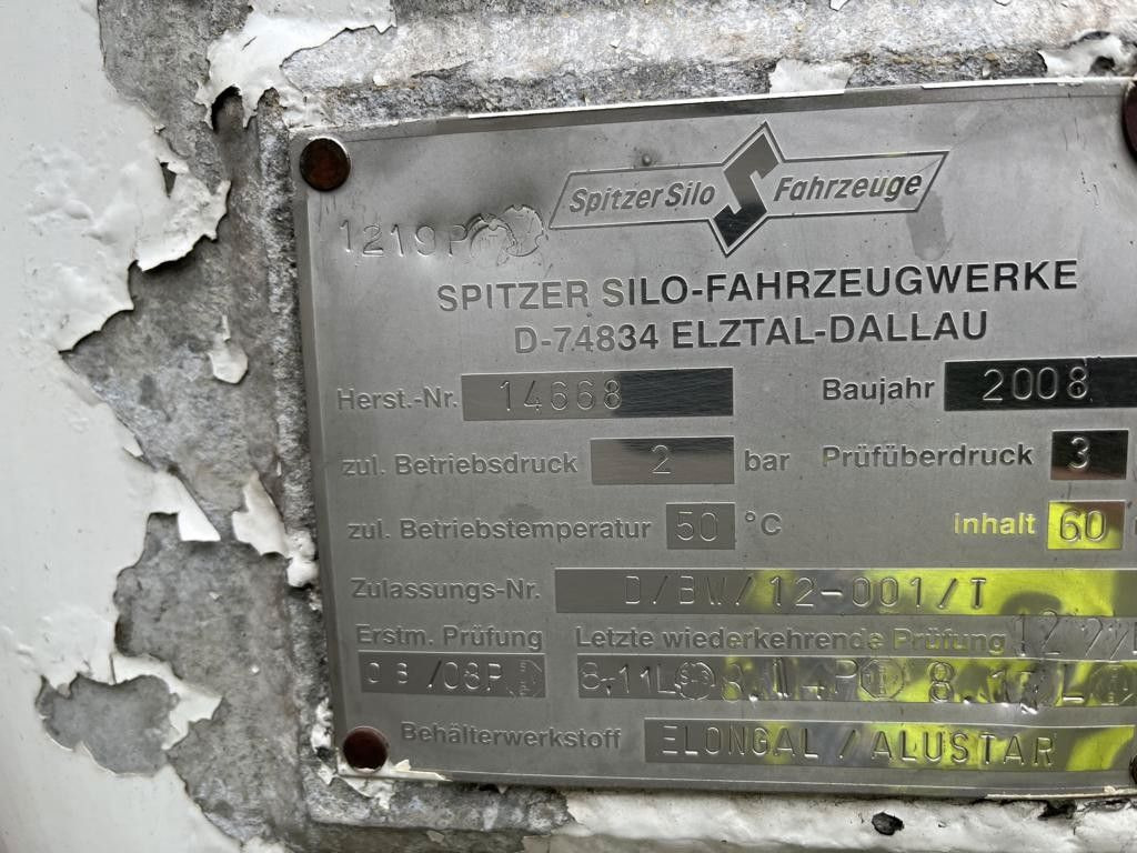 Silo semi-trailer Spitzer SK 2760 CAL ADR  24 Volt Hydraulik: picture 5