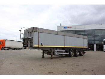 Tipper semi-trailer Stas SZ336K, 50m3, LIFTING AXLE: picture 1