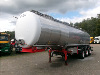 Burg Chemical tank inox 30 m3 / 1 comp - Tank semi-trailer