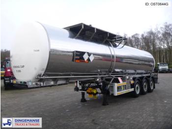 Crossland Bitumen tank inox 31.8 m3 / 1 comp - Tank semi-trailer