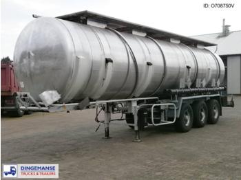 Maisonneuve Chemicals inox 35 m3 / 4 comp. - Tank semi-trailer
