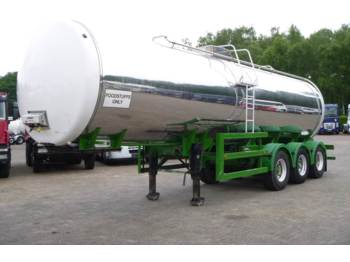 Massey / Crossland Food (milk) tank inox 30 m3 / 1 comp - Tank semi-trailer