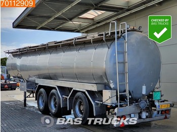 Vocol 38.000 Ltr. Stainless steel + Pump Gülle Mest RVS INOX - Tank semi-trailer