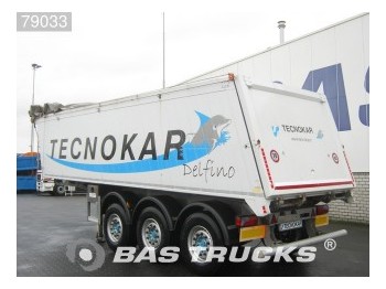 Tecnokar 32m³ AluKipper Liftachse T3SP38 - Tipper semi-trailer