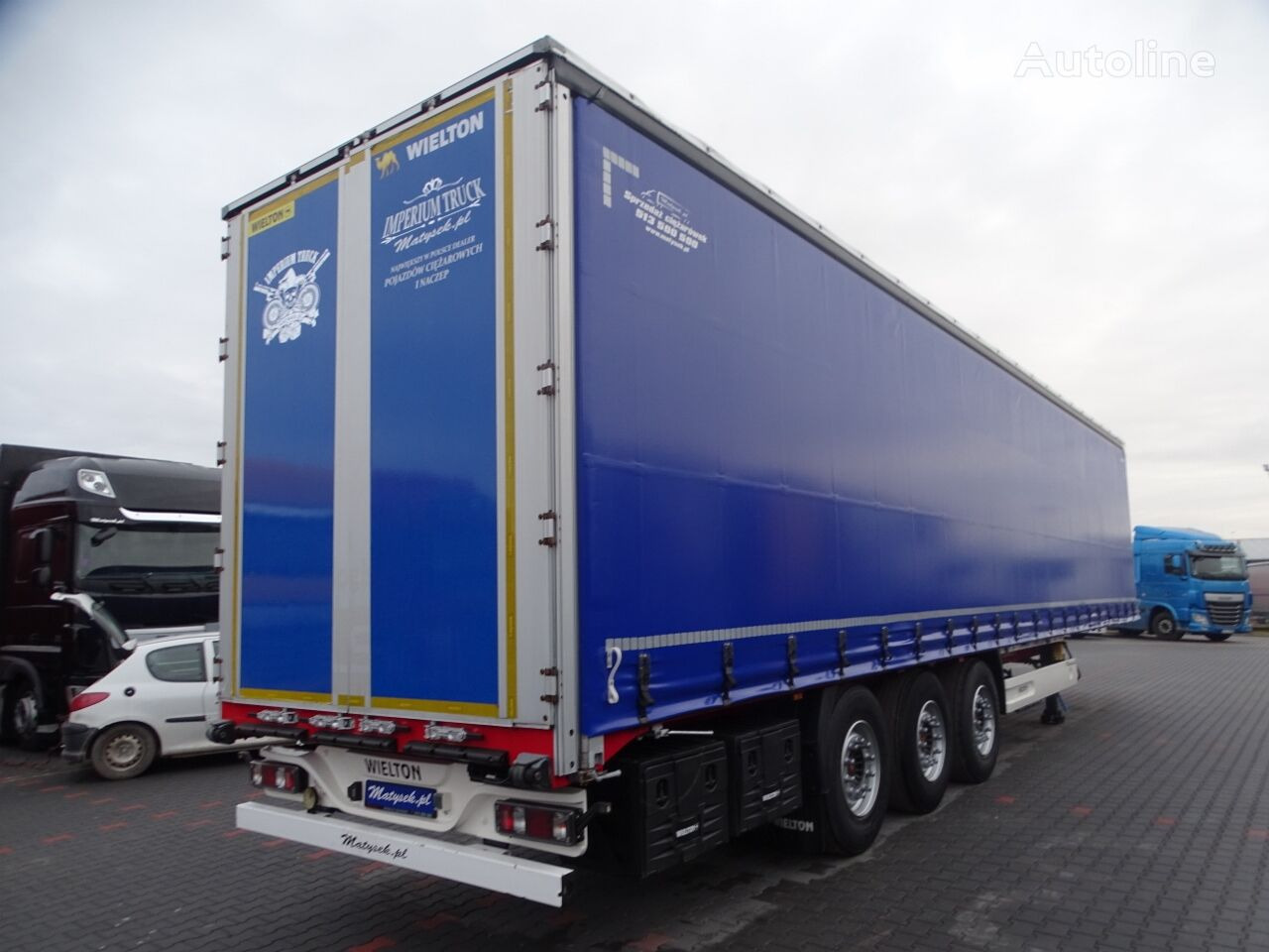 Curtainsider semi-trailer Wielton CURTAINSIDER / STANDARD / COILMULD - 9 M / 6700 KG !!! / LIFTED: picture 7