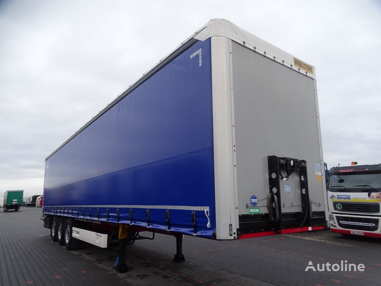 Curtainsider semi-trailer Wielton CURTAINSIDER / STANDARD / COILMULD - 9 M / 6700 KG !!! / LIFTED: picture 8
