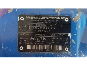 Hydraulics Brueninghaus Hydromatik A10VO71DRG/31R - Load sensing pump: picture 4