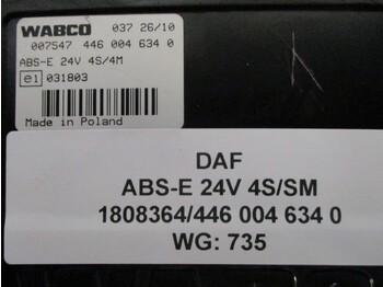 Electrical system DAF 1808364/446 004 634 0 ABS-E 24 V 4S/4M: picture 2