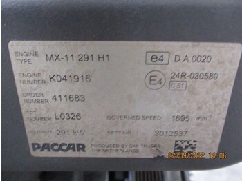 Engine for Truck DAF CF400 MX-11 291 H1 MOTOR EURO 6: picture 5
