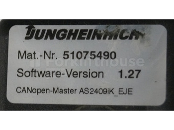 ECU for Material handling equipment Jungheinrich 51037564 Drive/Lift controller AS2409 iK Index B 51075490 Sw. 1,27 sn. S12X00089335 for EJE220 year 2016: picture 3