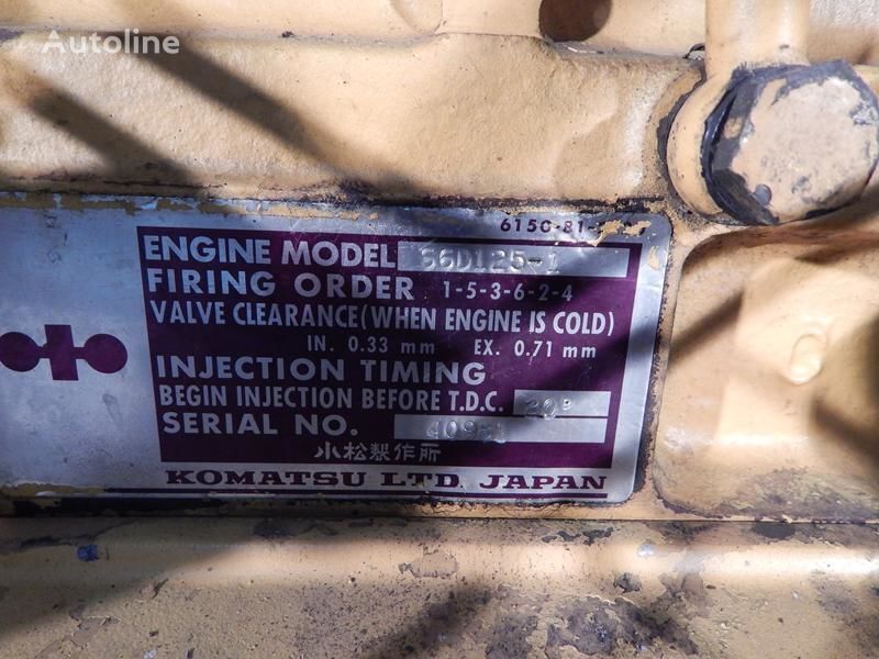 Engine for Excavator Komatsu 6SD125-1: picture 3