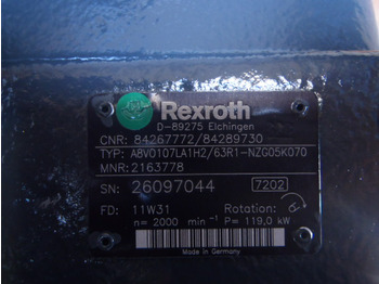 Hydraulic pump for Construction machinery Rexroth A8VO107LA1H2/63R1-NZG05K070 -: picture 3